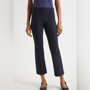 VINCE Crop Flare Trouser in Dark Water Blue • Size M • NWT $295